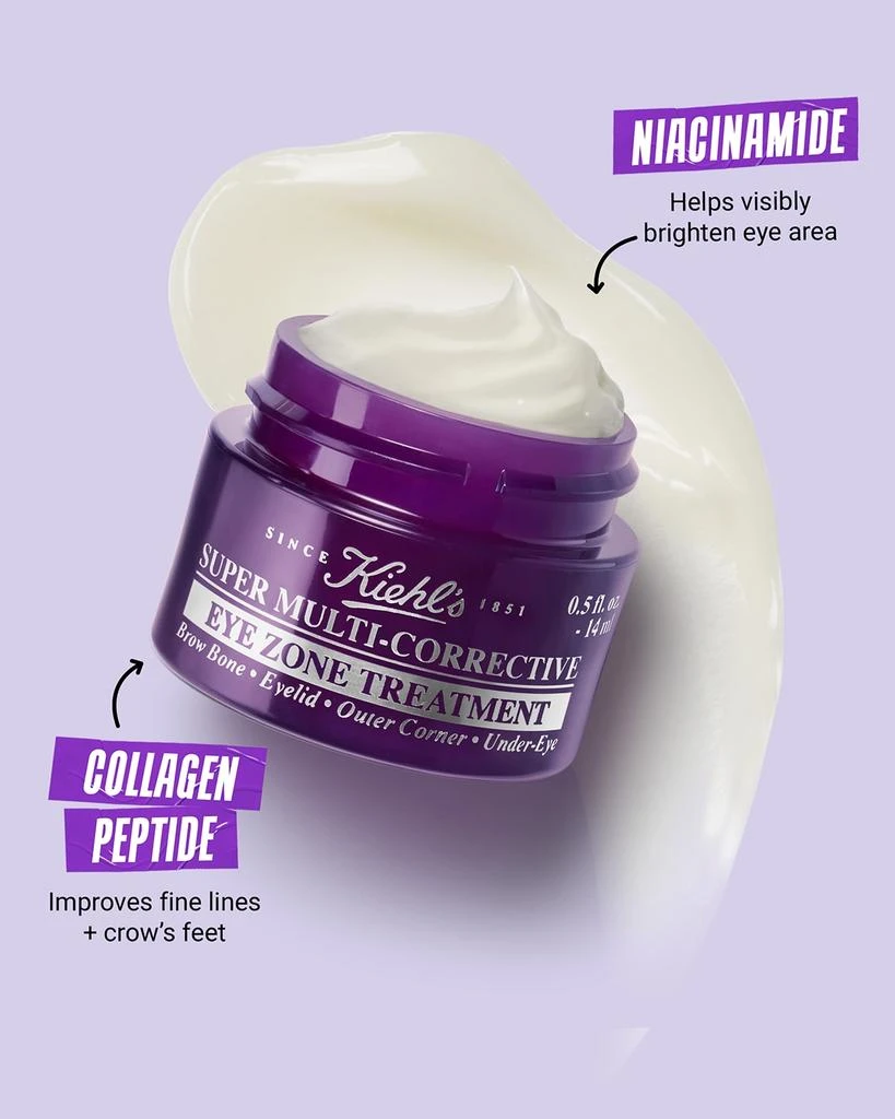 商品Kiehl's|Super Multi-Corrective Eye Zone Treatment, 0.5 oz.,价格¥460,第5张图片详细描述