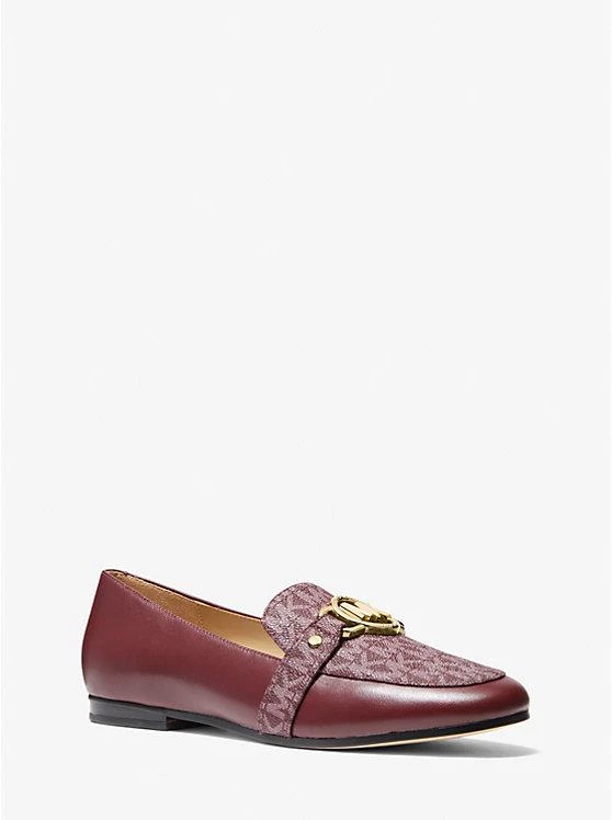 商品Michael Kors|Rory Leather and Logo Loafer,价格¥518,第1张图片