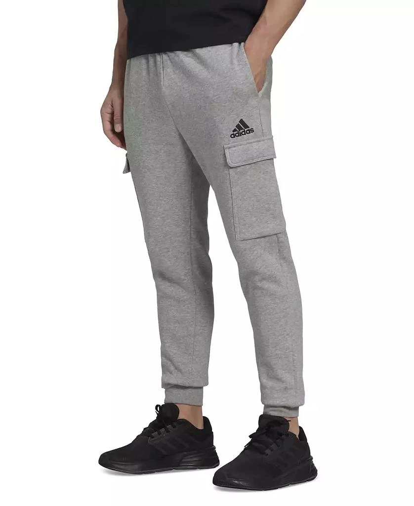 商品Adidas|Men's Essentials Regular Tapered-Fit Fleece Cargo Joggers,价格¥164,第1张图片