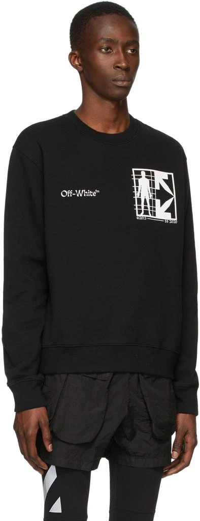 商品Off-White|Black Half Arrows Man Sweatshirt,价格¥2548,第2张图片详细描述