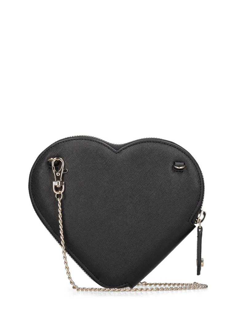 商品Vivienne Westwood|New Heart Saffiano Leather Shoulder Bag,价格¥2125,第4张图片详细描述