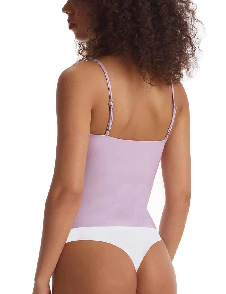商品Commando|Faux Leather Cami Bodysuit In Lavender,价格¥1078,第3张图片详细描述