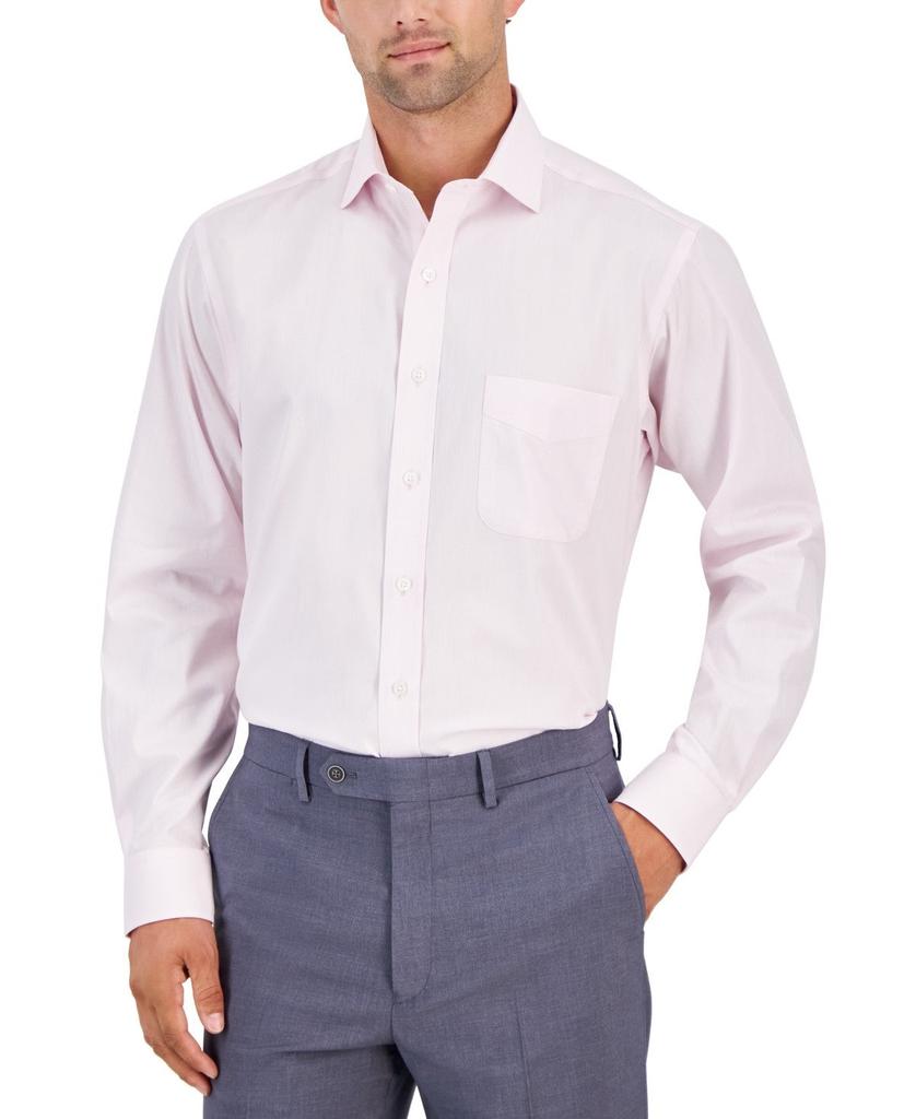 Camisa social de homem rosa-claro em algodão, manga comprida, corte regular FTS96 image 2
