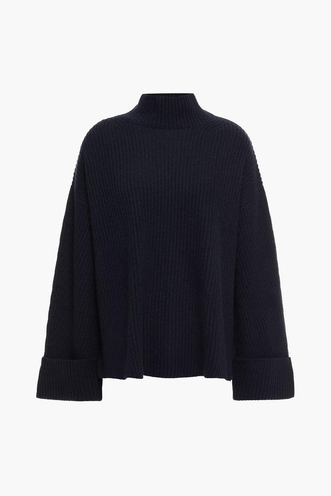Ribbed cashmere turtleneck sweater商品第1张图片规格展示