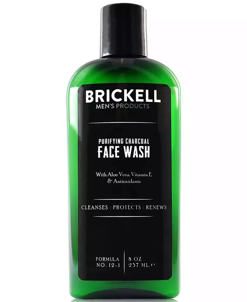 商品Brickell Mens Products|Brickell Men's Products Purifying Charcoal Face Wash, 8 oz.,价格¥187,第1张图片