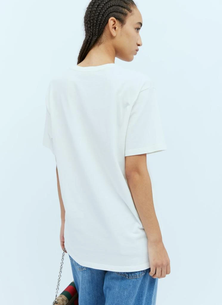 商品Gucci|Logo Embroidery T-Shirt,价格¥3777,第5张图片详细描述