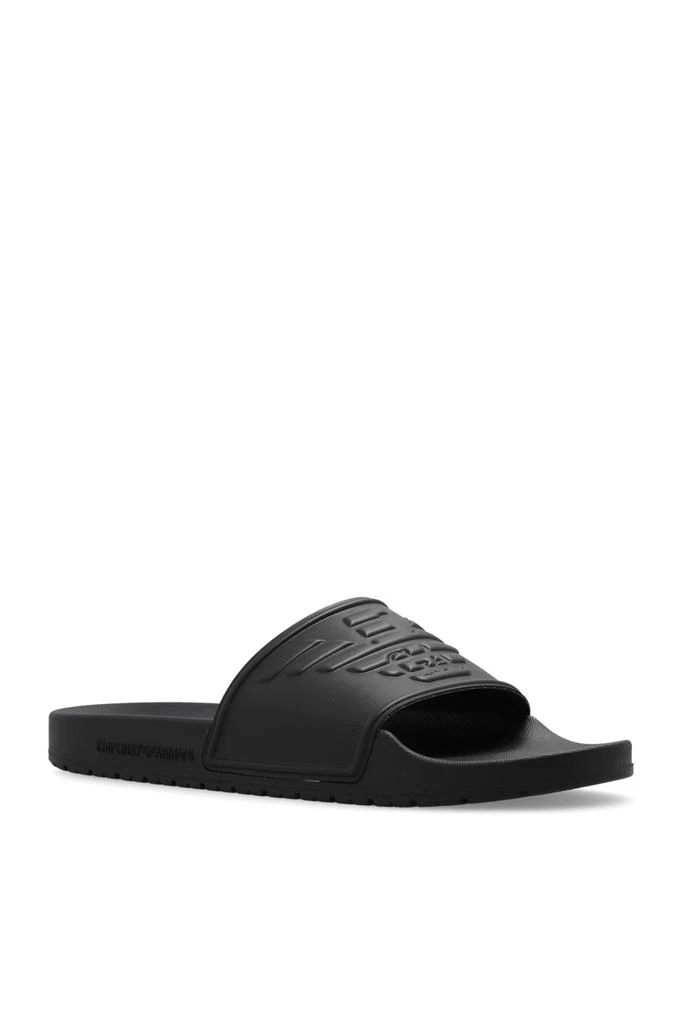 商品Emporio Armani|Slides with logo,价格¥396,第4张图片详细描述