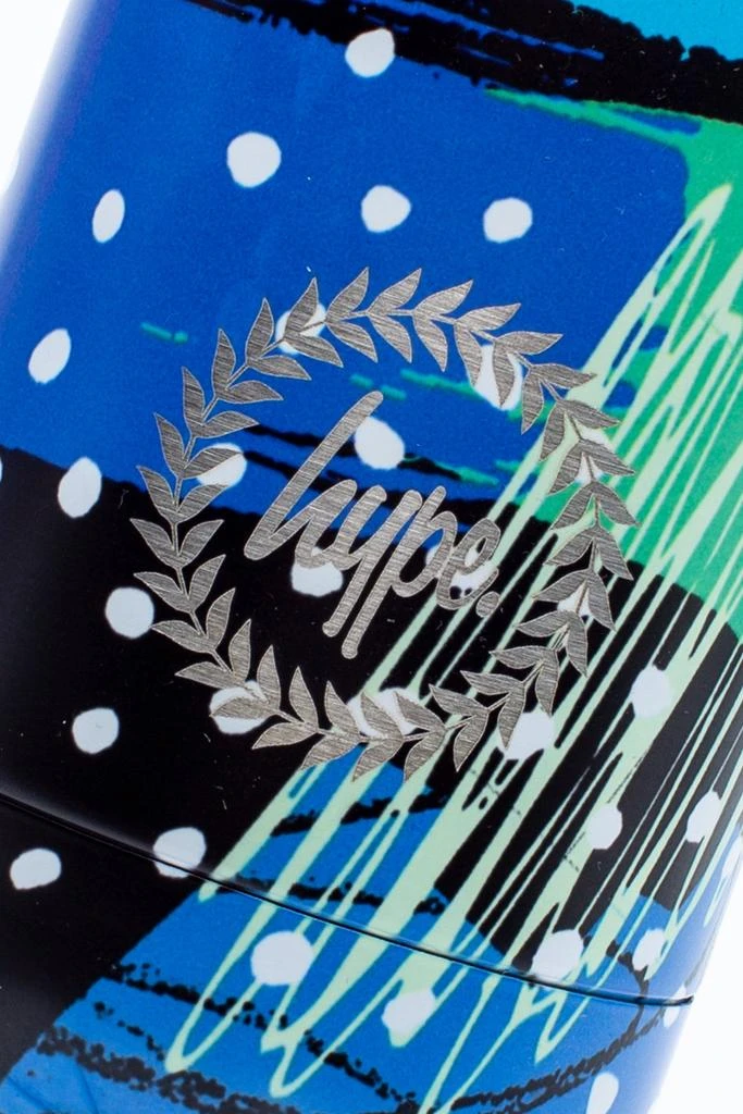 商品HYPE ACCESSORIES|HYPE BLUE & GREEN GEO SCRIBBLE METAL WATER BOTTLE,价格¥140,第3张图片详细描述