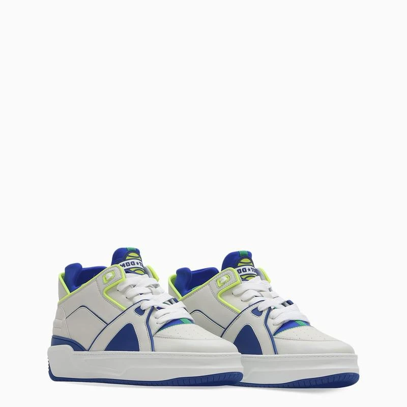 商品Just Don|White/blue Mid Tennis JD2 sneakers,价格¥1172,第2张图片详细描述