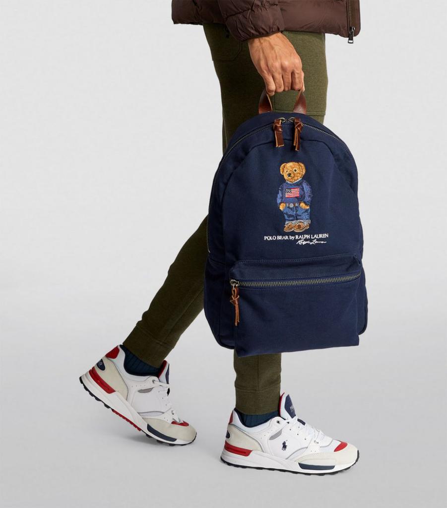 Large Canvas Polo Bear Backpack商品第5张图片规格展示