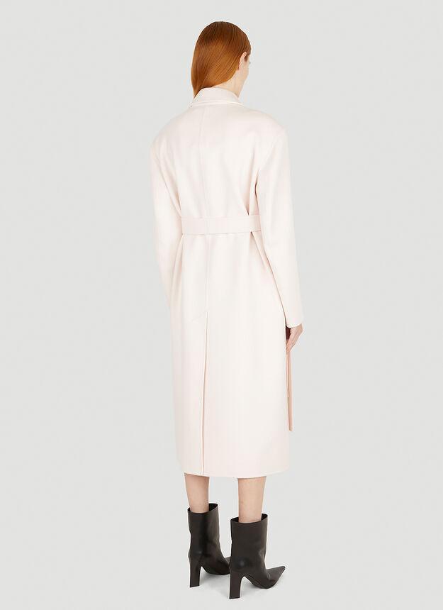 商品Max Mara|Belted Double Breasted Coat in Pink,价格¥15028,第6张图片详细描述