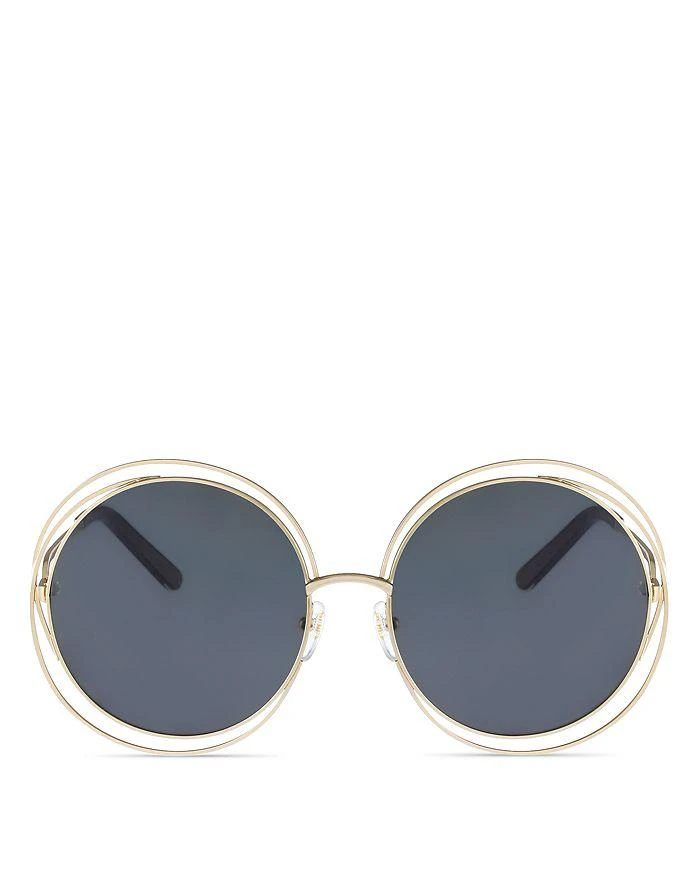 商品Chloé|Women's Carlina Oversized Round Sunglasses, 62mm,价格¥2993,第1张图片