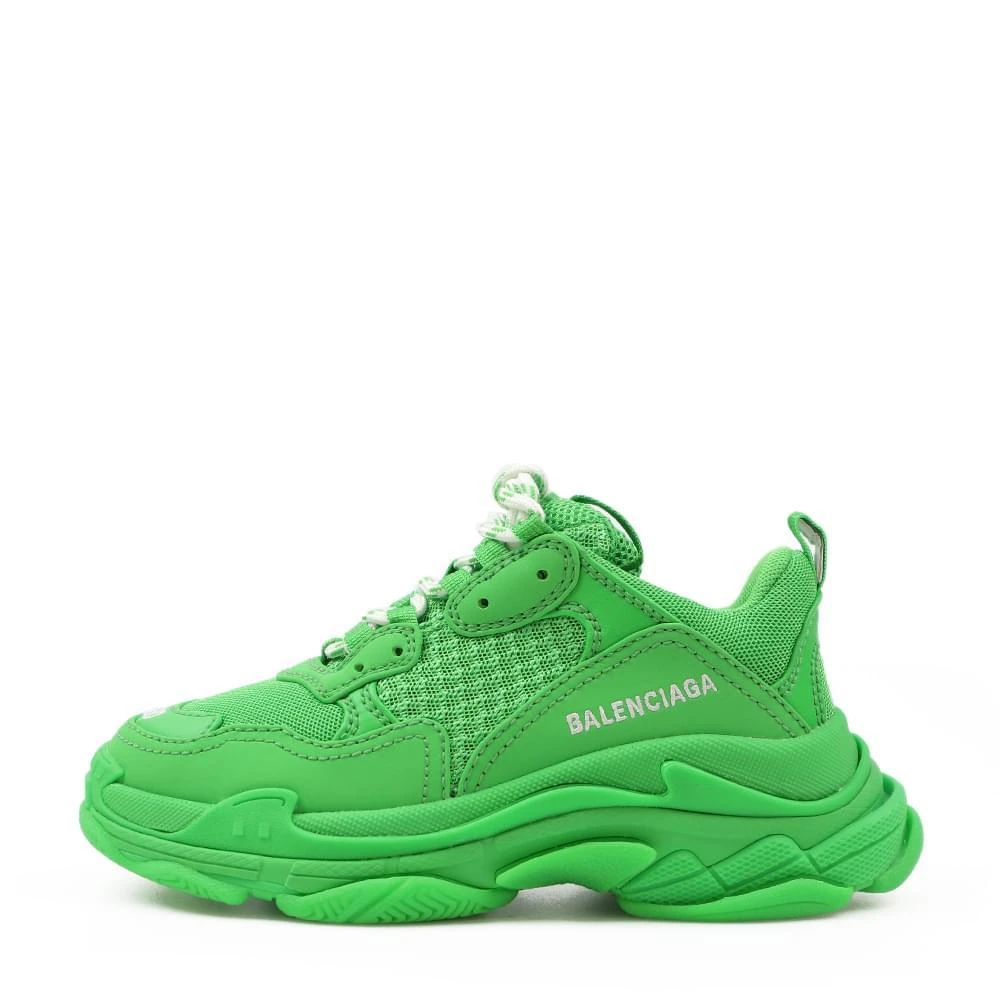 商品Balenciaga|Green Triple S Trainers,价格¥2255,第1张图片