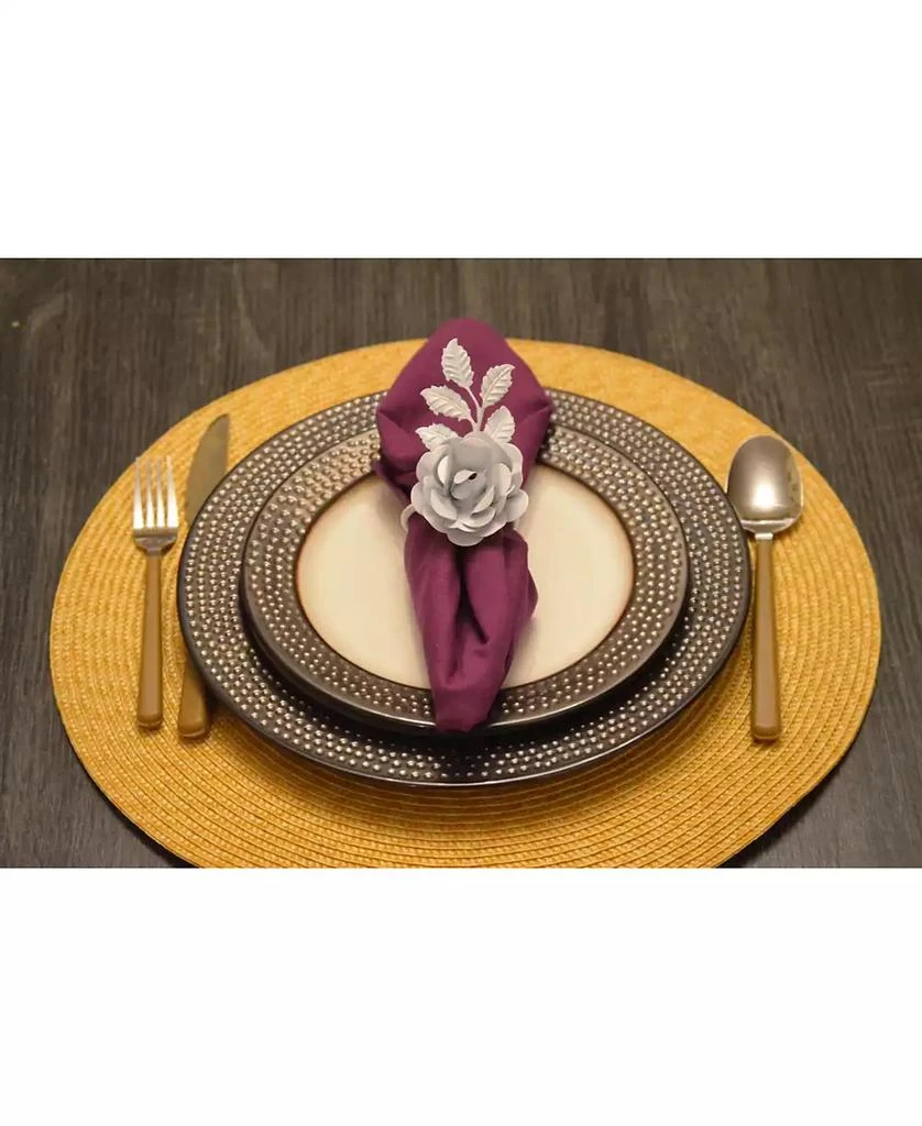 商品Vibhsa|Rose Napkin Ring Set of 4,价格¥182,第2张图片详细描述