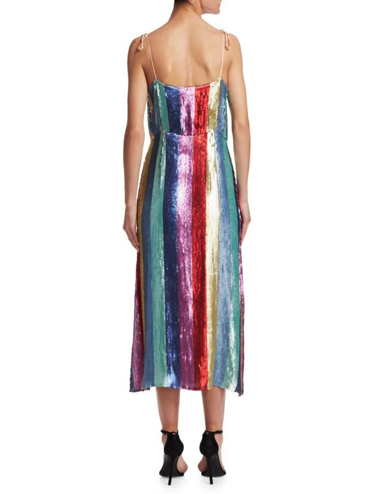 商品Rixo|Tessa Sequin Stripe Dress,价格¥4178,第2张图片详细描述