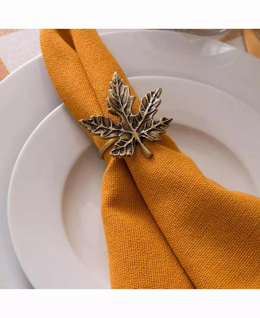商品Design Imports|Maple Leaf Napkin Ring, Set of 6,价格¥180,第3张图片详细描述