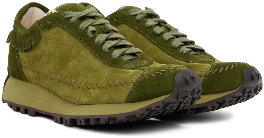 商品VisVim|Green Walpi Runner Sneakers,价格¥3533,第4张图片详细描述