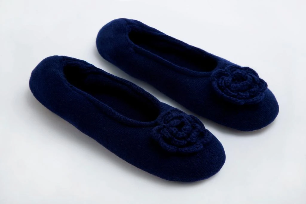 商品a & R Cashmere|Slipper w/Rosette,价格¥629,第1张图片