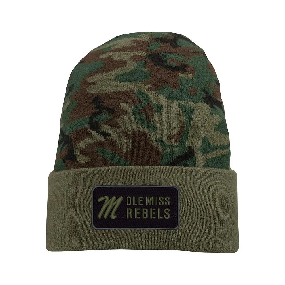 商品NIKE|Men's Camo Ole Miss Rebels Military-Inspired Pack Cuffed Knit Hat,价格¥257,第1张图片