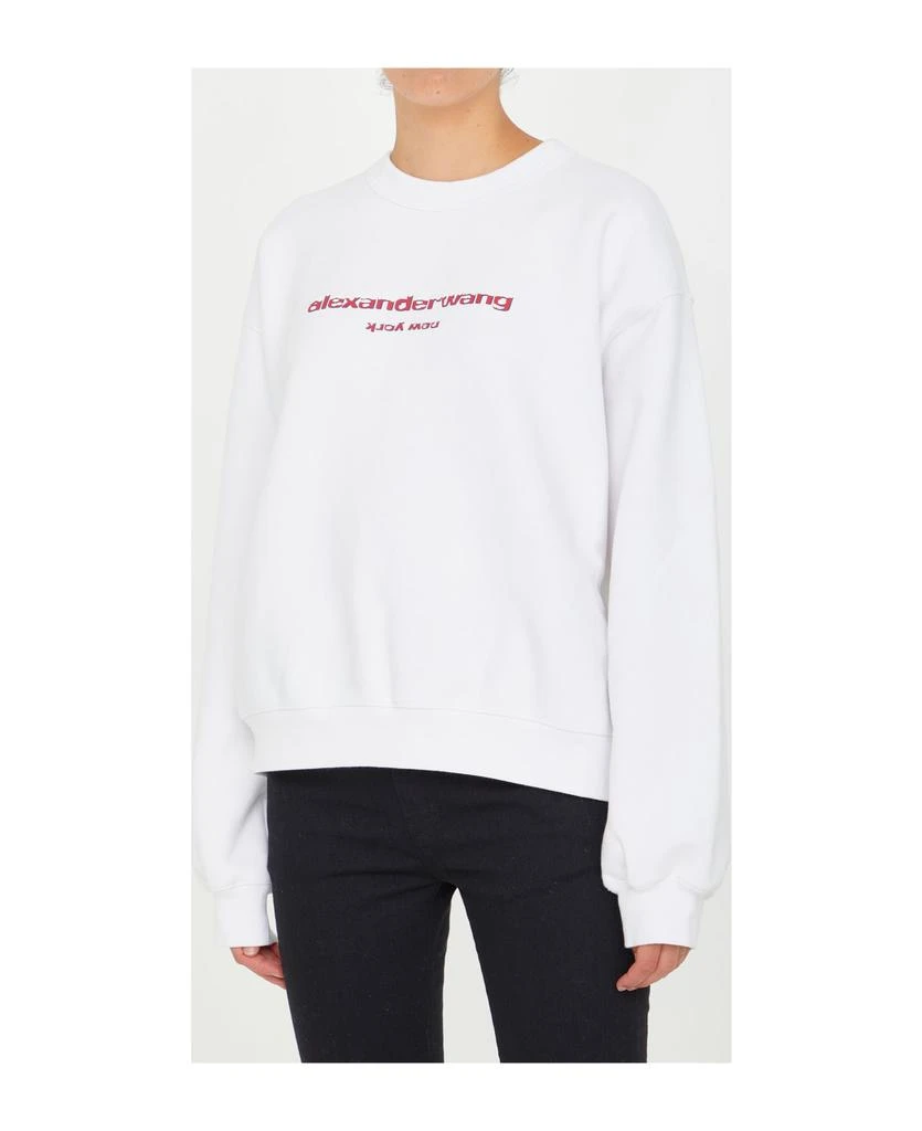 商品Alexander Wang|White Sweatshirt With Logo,价格¥2982,第2张图片详细描述