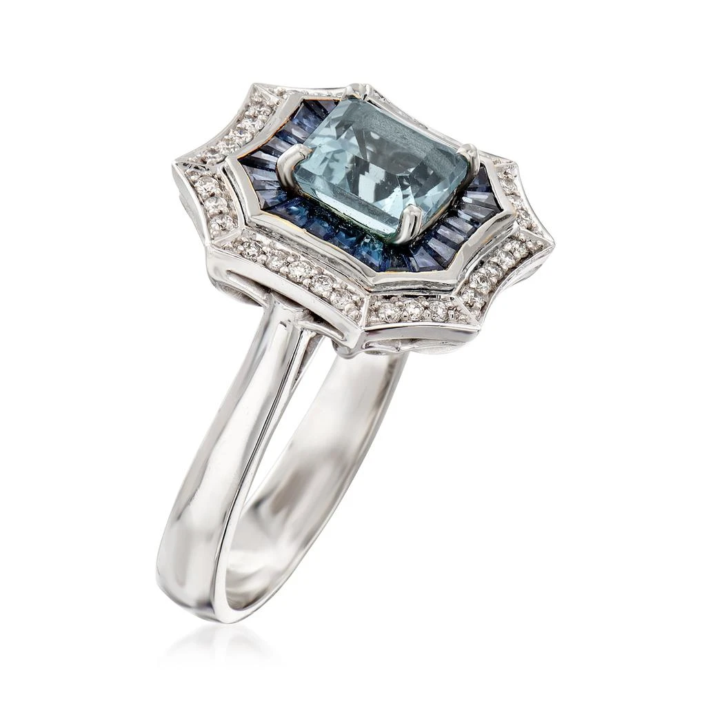 商品Ross-Simons|Ross-Simons Multi-Gemstone and . Diamond Ring in 14kt White Gold,价格¥12456,第3张图片详细描述