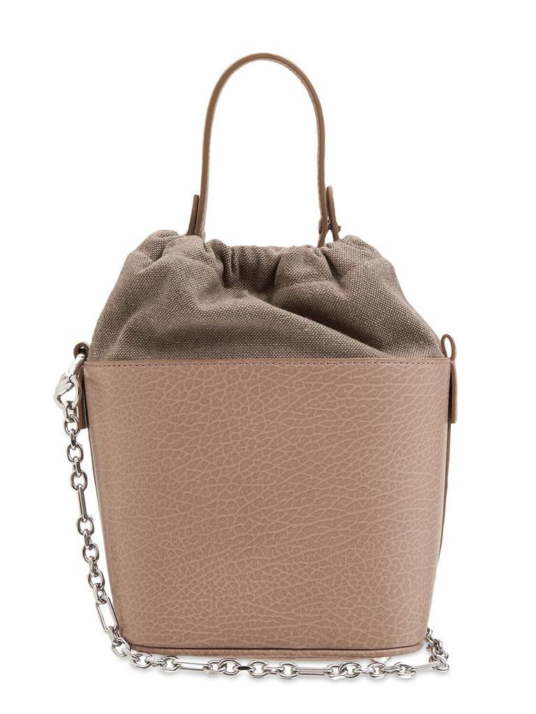 商品MAISON MARGIELA|5ac Bucket Grained Leather Bucket Bag,价格¥9794,第5张图片详细描述
