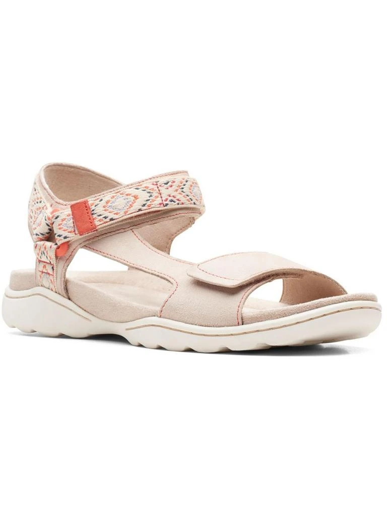 商品Clarks|Amanda Step Womens Suede Adjustable Sport Sandals,价格¥338,第1张图片