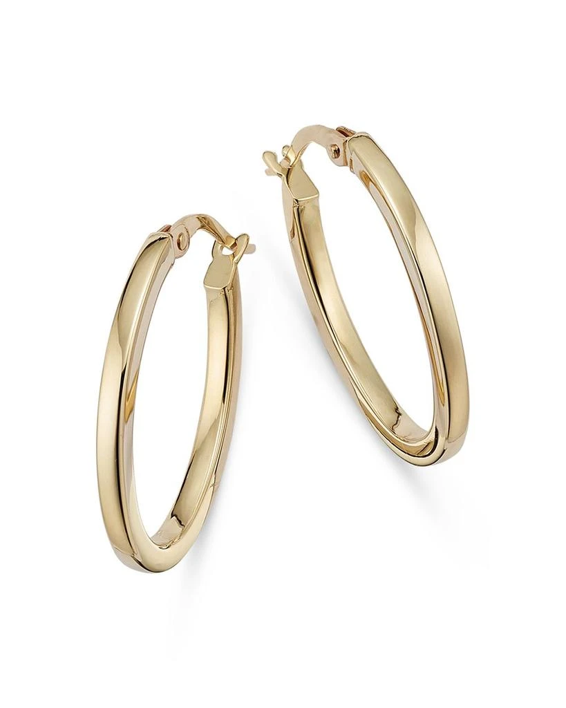 商品Alberto Amati|14K Yellow Gold Polished Oval Hoop Earrings,价格¥2647,第1张图片