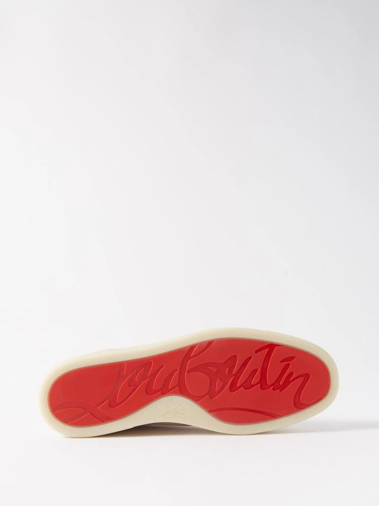 商品Christian Louboutin|Louis Orlato camouflage-jacquard high-top trainers,价格¥4187,第4张图片详细描述