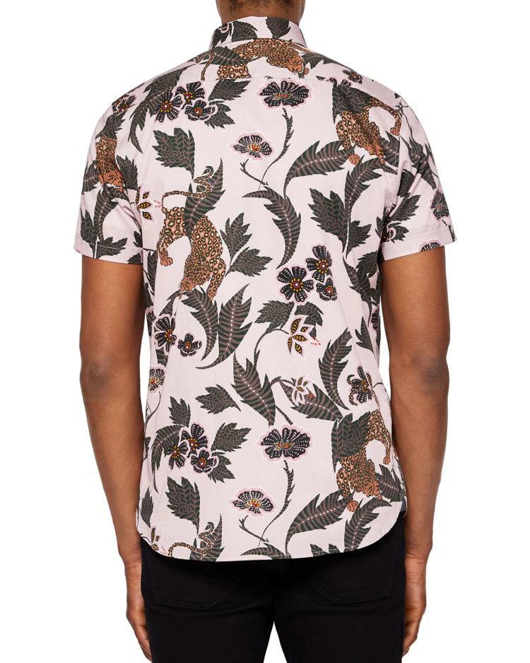 商品Ted Baker London|Leopard Short Sleeve Regular Fit Shirt,价格¥800,第2张图片详细描述