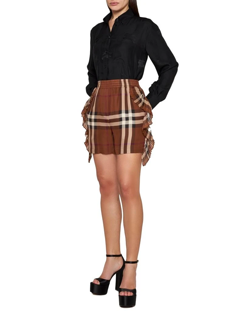 商品Burberry|Burberry Checked Fringed-Detail Shorts,价格¥5779,第4张图片详细描述