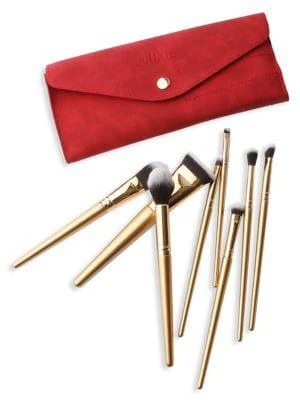 商品Luxie|8-Piece Glitter & Gold Brush Set,价格¥279,第2张图片详细描述