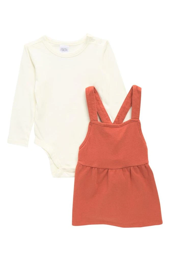 商品Nordstrom|Kids' Long Sleeve Pinafore Set,价格¥55,第1张图片