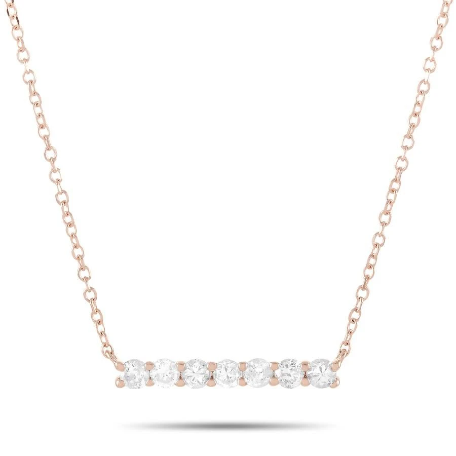 商品LB Exclusive|14K Rose Gold 0.25 ct Diamond Pendant Necklace,价格¥3156,第1张图片