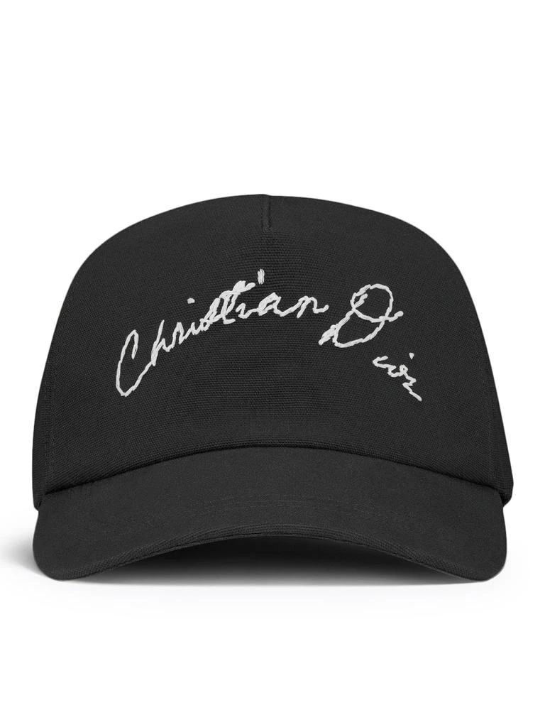 商品Dior|Cap with handwritten Christian Dior signature,价格¥5993,第1张图片