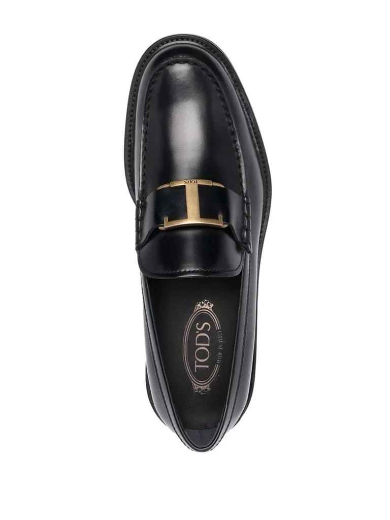 商品Tod's|Tod's Loafers In Black Semi-shiny Leather,价格¥3653,第4张图片详细描述