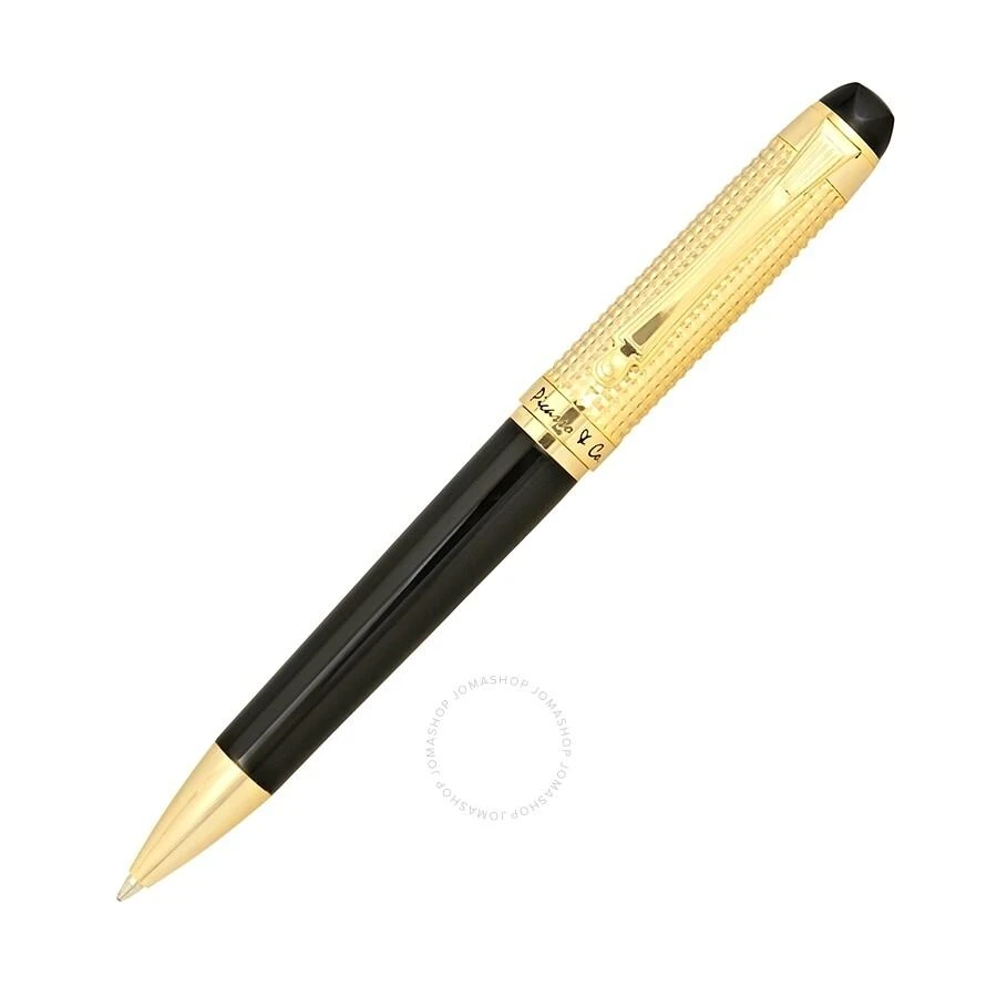 商品Picasso And Co|Gold Plated/Black Lacquer Ballpoint Pen PS926BTGDB,价格¥926,第1张图片