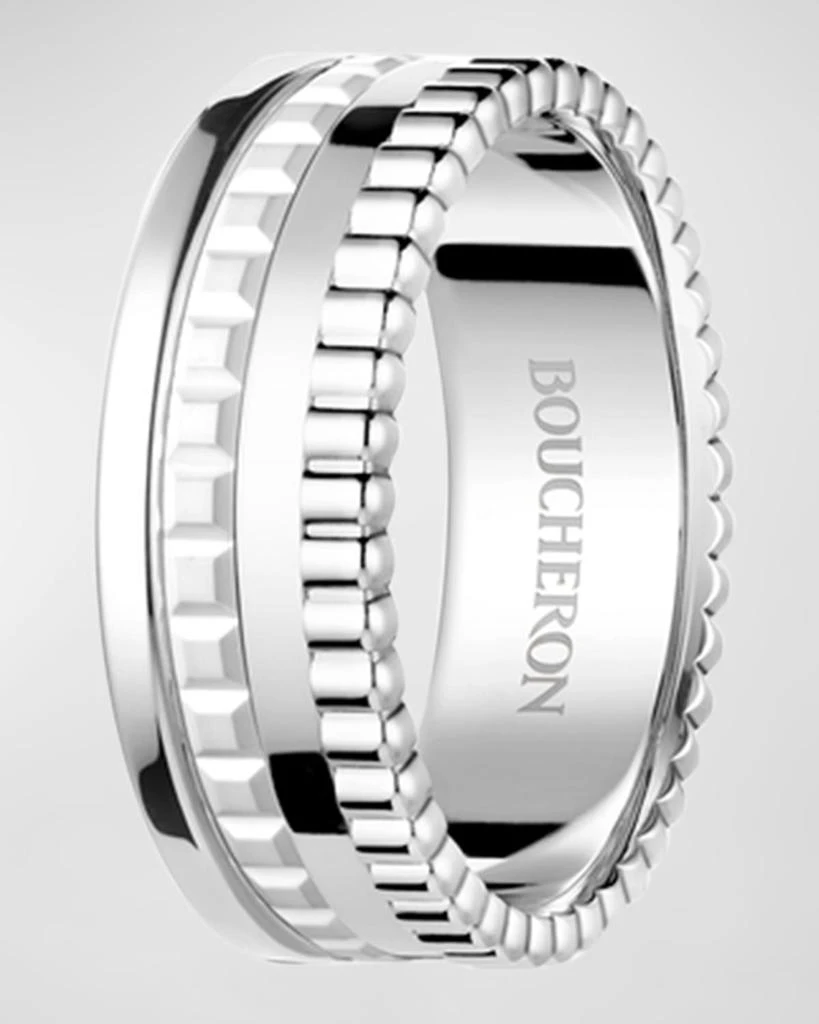 商品Boucheron|Quatre 18K White Gold Narrow Ring,价格¥35021,第3张图片详细描述