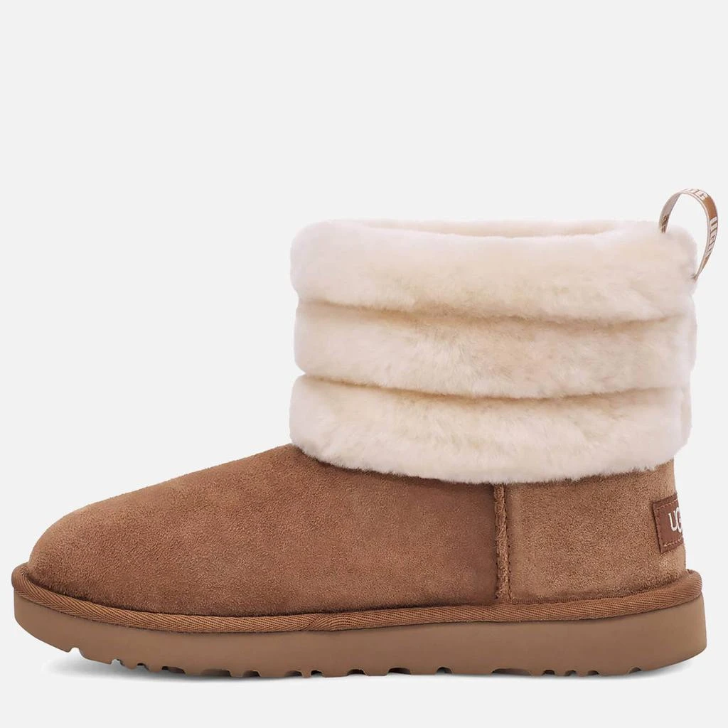 商品UGG|UGG WOMEN'S FLUFF MINI QUILTED SHEEPSKIN BOOTS - CHESTNUT,价格¥863,第2张图片详细描述