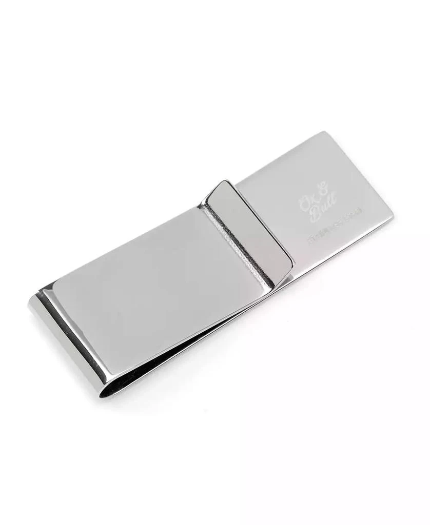 商品Ox and Bull Trading Co.|Men's Stainless Steel Engravable Money Clip,价格¥447,第2张图片详细描述
