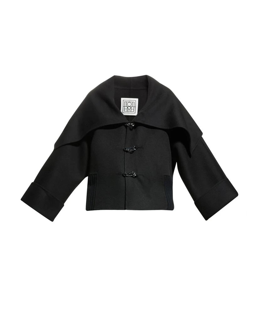 商品Totême|Clasp Wool Jacket,价格¥3963,第2张图片详细描述