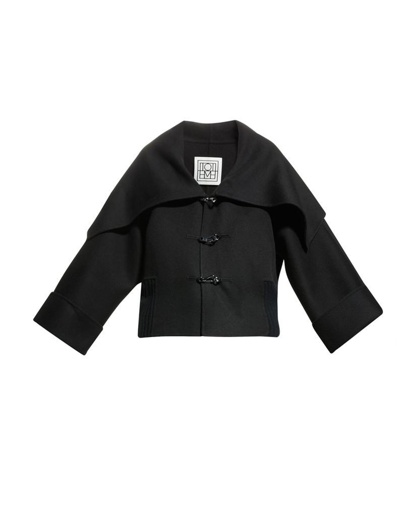 商品Totême|Clasp Wool Jacket,价格¥8165,第4张图片详细描述