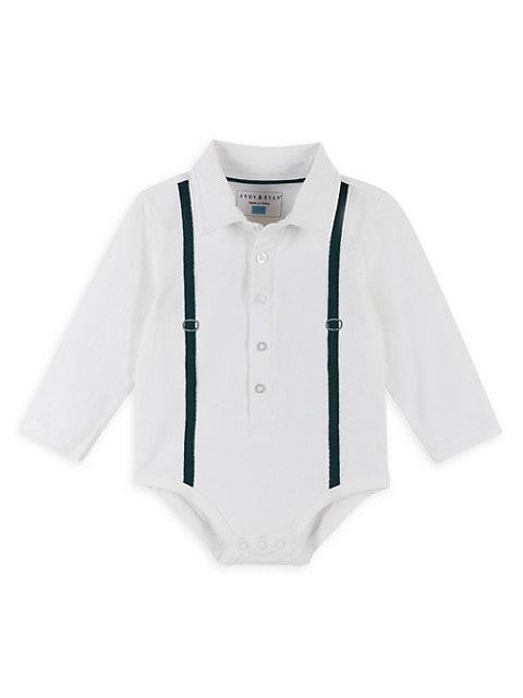 Baby Boy's Holiday Suspender Shirtzie & Pants Two-Piece Set商品第3张图片规格展示