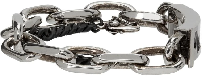 商品Alexander McQueen|Silver Gaff Bracelet,价格¥2597,第5张图片详细描述