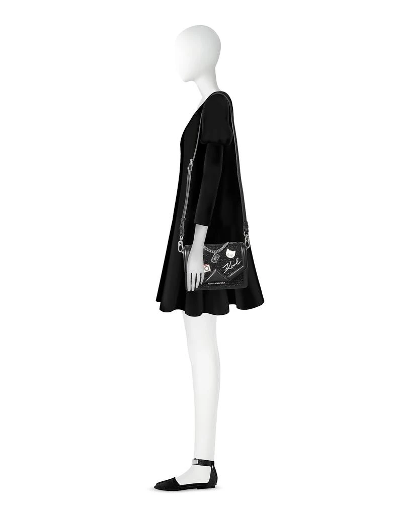 商品Karl Lagerfeld Paris|K/Klassik 小号别针斜挎包,价格¥1915,第3张图片详细描述