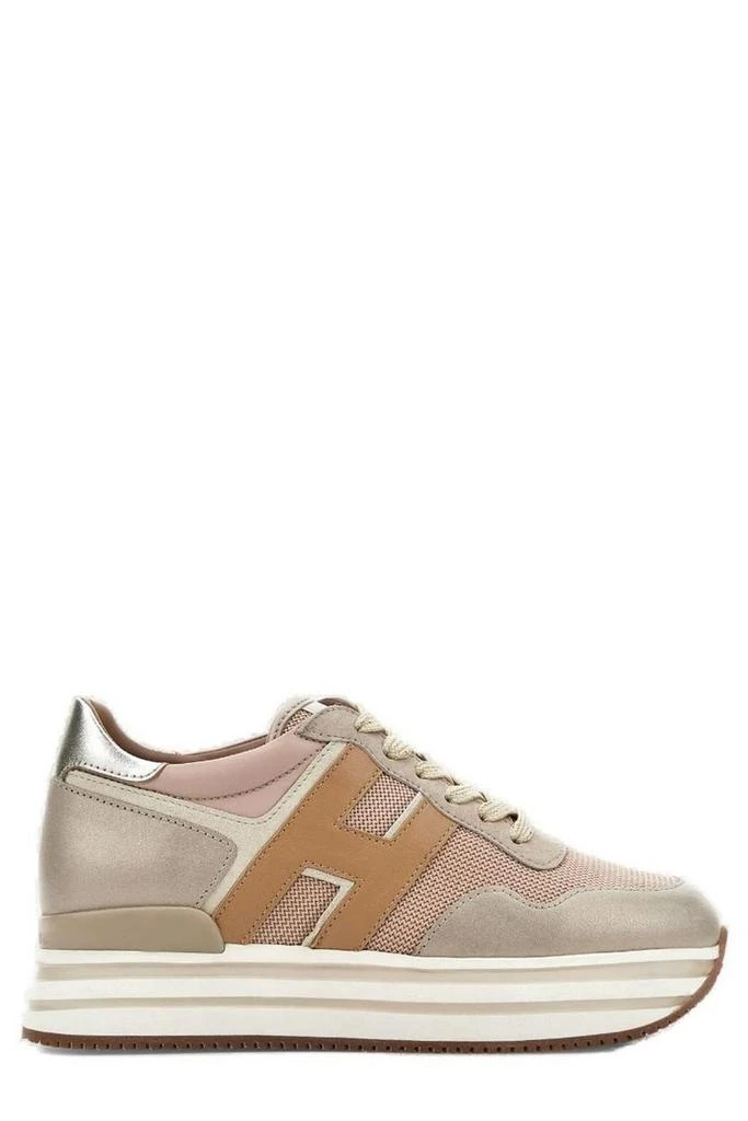 商品hogan|Hogan Panelled Lace-Up Sneakers,价格¥1782,第1张图片