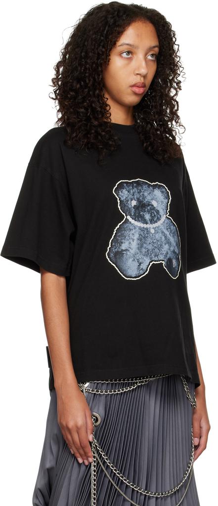 Black Pearl Necklace Teddy T-Shirt商品第2张图片规格展示
