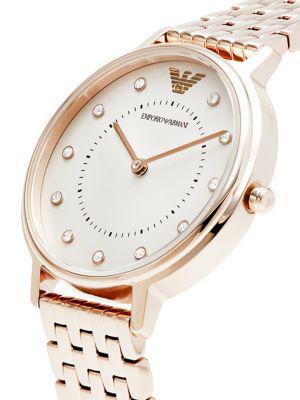 商品Emporio Armani|32MM Stainless Steel & Crystal Bracelet Watch,价格¥1009,第5张图片详细描述