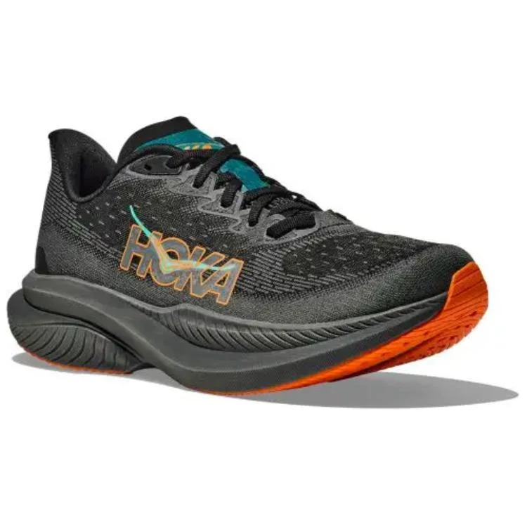 商品[国内直发] Hoka One One|MACH 6 舒适 轻便防滑耐磨 低帮跑步鞋 男款 黑色,价格¥1230,第5张图片详细描述