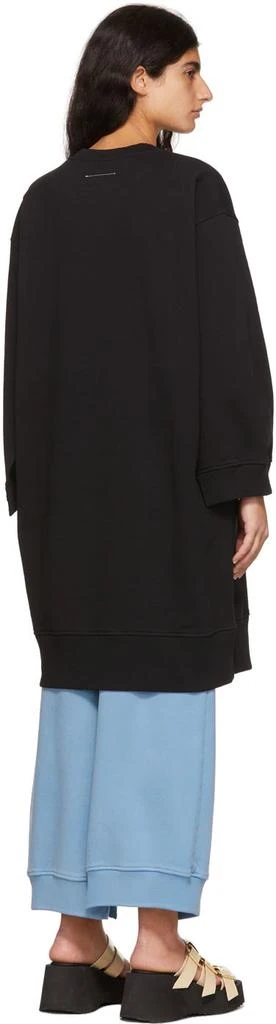 商品MAISON MARGIELA|Black Cotton Dress,价格¥1154,第3张图片详细描述